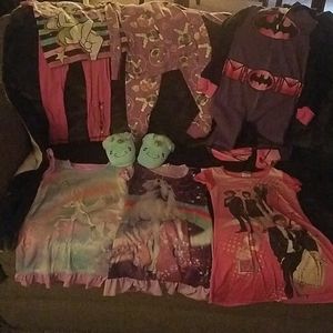 Girls size 6 pj bundle
